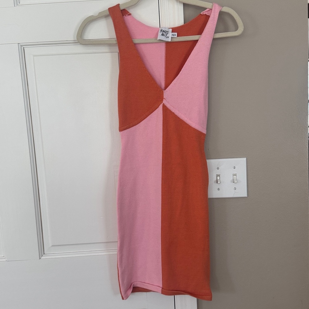 Princess Polly Pink and Red Mini Dress